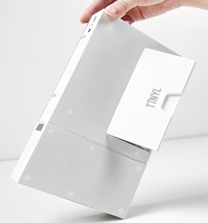 TINYL SPLIT 3-IN-1 HiFi Magnetic Retro Split CD Player Bluetooth White