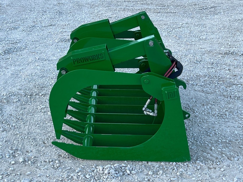 72" Extreme Duty Root Grapple Attachment Fits John Deere Tractor Global Loader