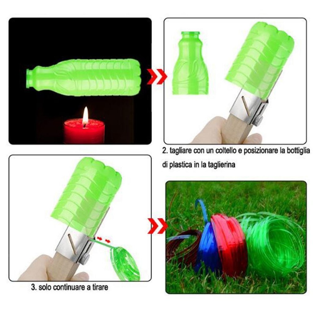 Plastic Cutter Outdoor Creative Green DIY Hand Strip Tools