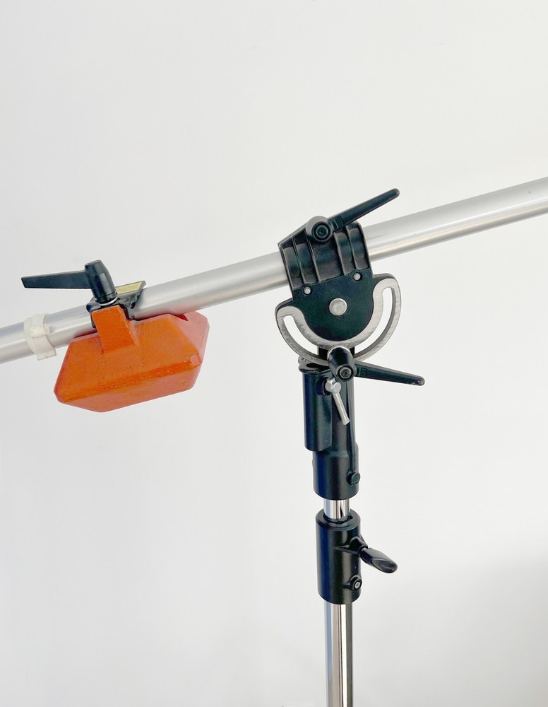 Bogen Super Boom and Roller Stand w/Weight