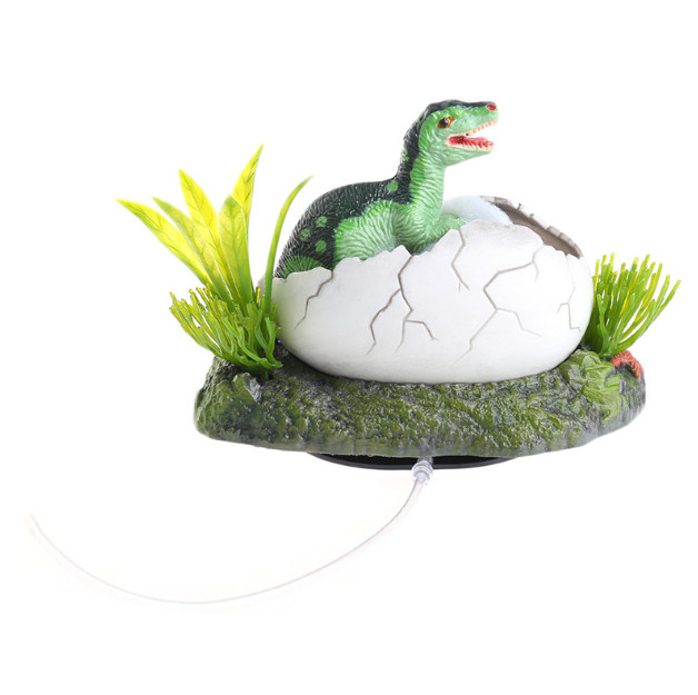 Pneumatic fish tank decoration oxygenation simulation dinosaur shell breaking