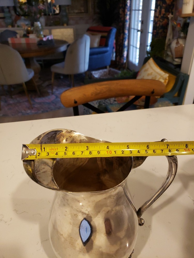 Vintage Silver Plated Water Pitcher