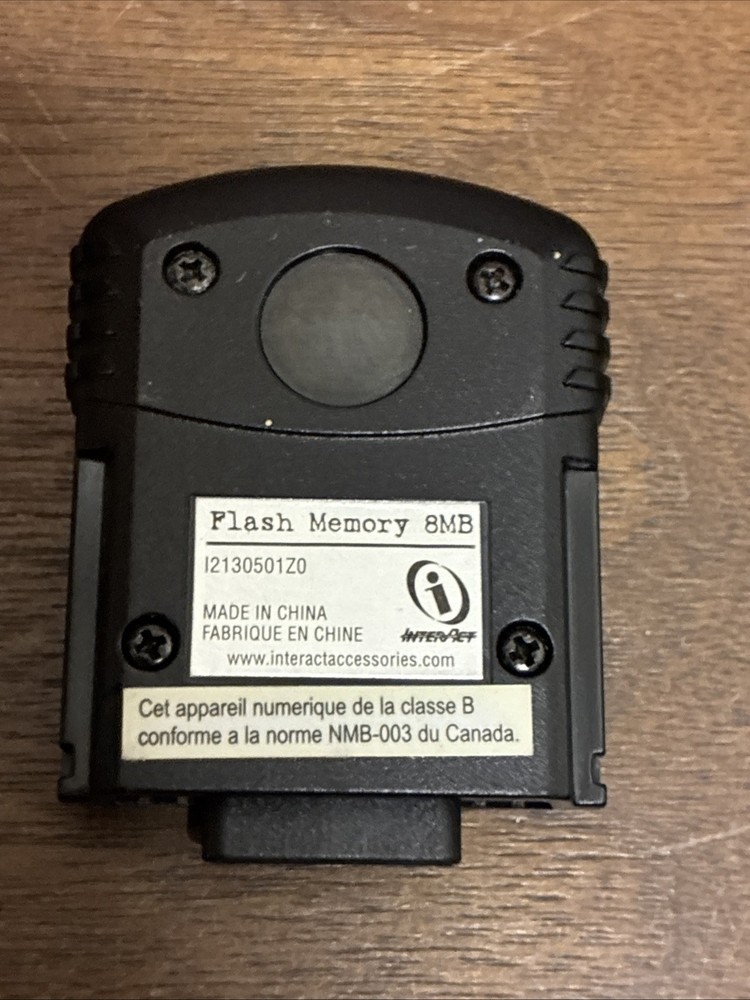 Interact Flash Memory Card For Original Xbox - 8MB - Black