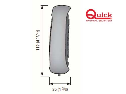 Quick RRCH02 Remote Control Button for Sailing Anchor 2 Channels