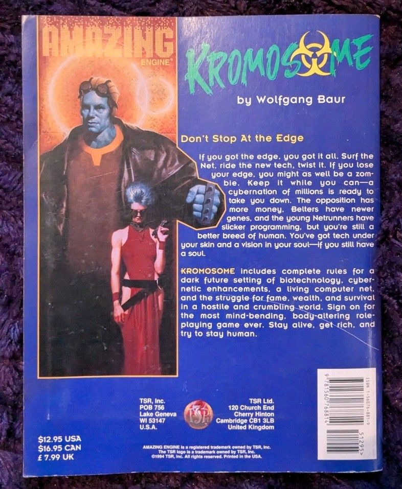 Kromosome - Amazing Engine Universe Book TSR 1994