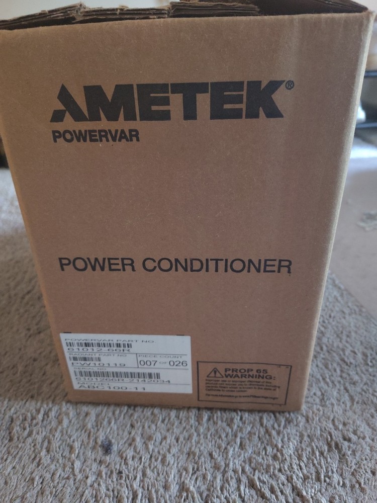 Powervar ABC100-11 Power Conditioner 2 Outlet