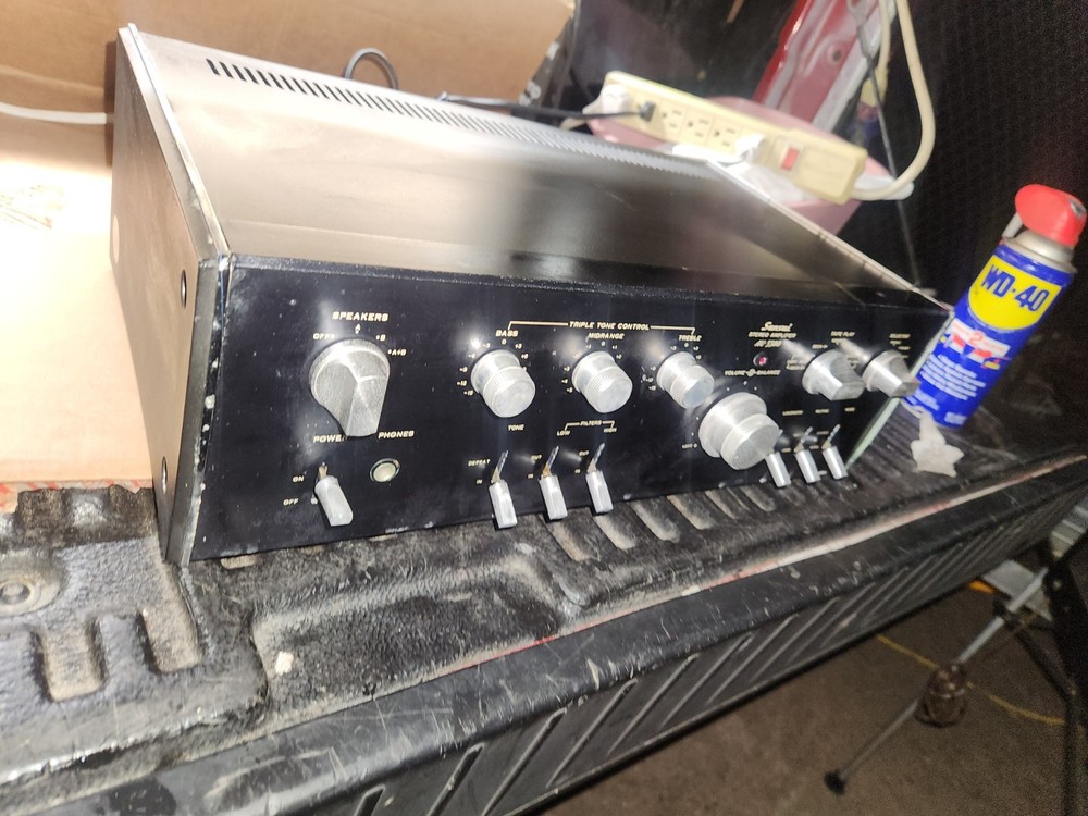 🔥 SANSUI AU-5500 Integrated Amplifier ❤️ Tested Ready To 🪨