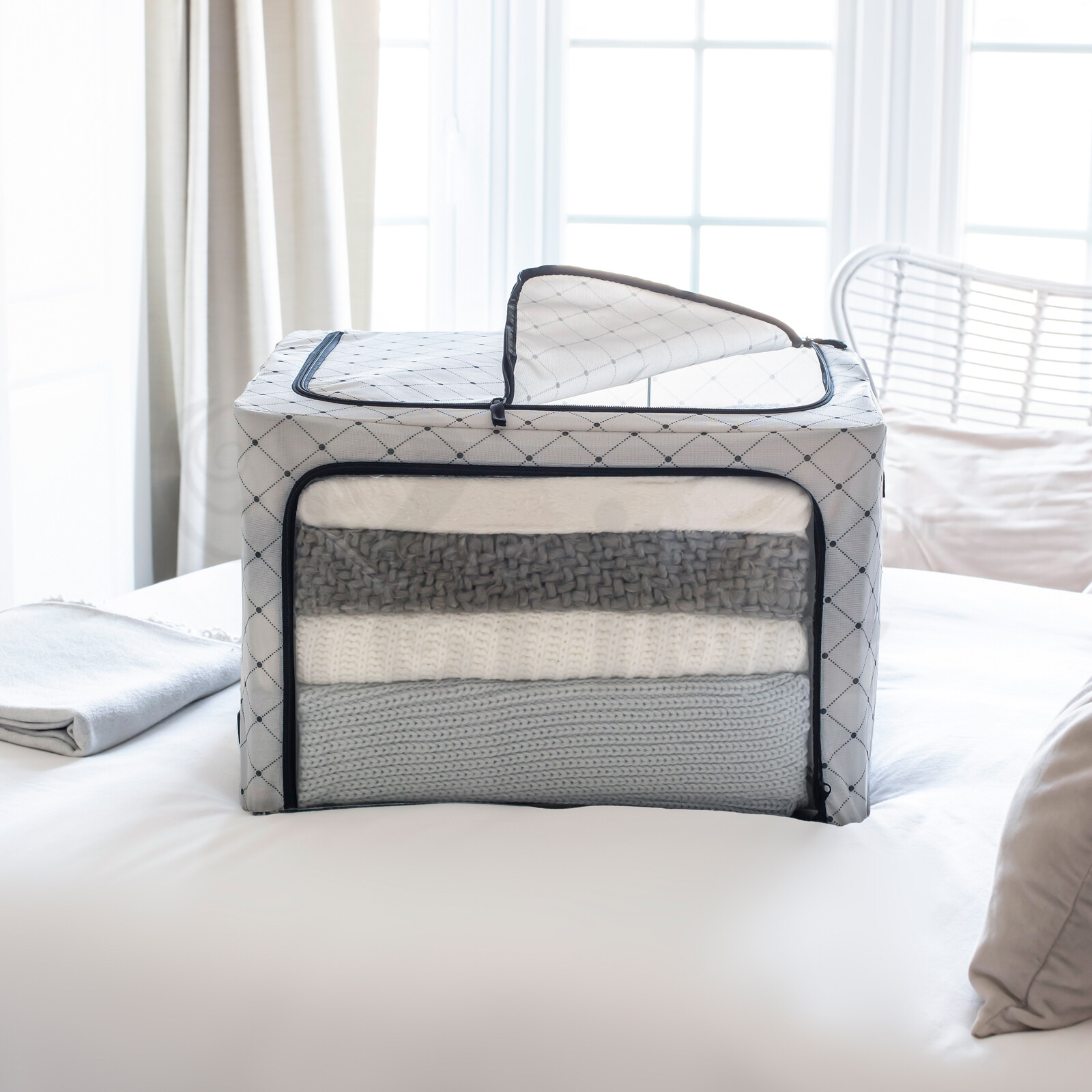 Periea Beau Clothes Storage Bag Steel Frame Underbed Box