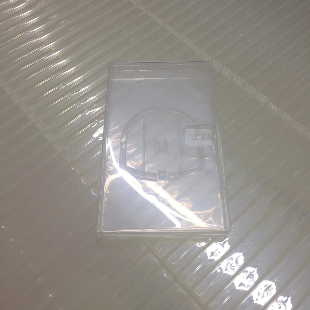 1PC Replacement Clear Game Cases W/ Sleeves For Original PSP / UMD Covers