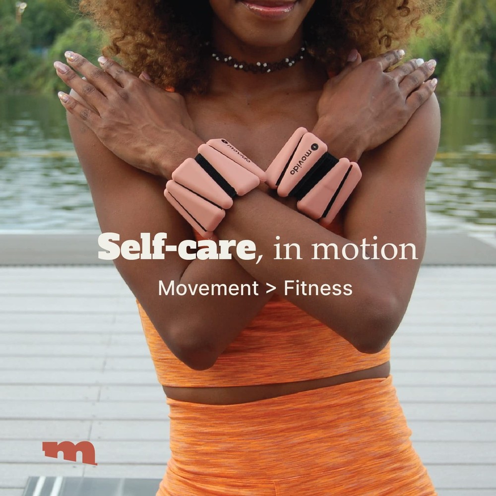 Wrist & Ankle Weights - 1 lb each (2 per set) | Compact Workout Weights for &...