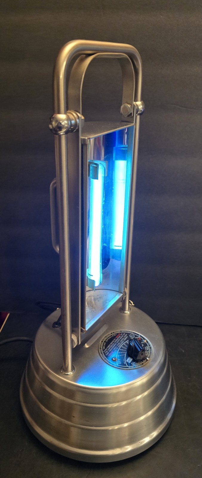 Vintage Sun-Kraft Cold Quartz Ultraviolet Therapy Lamp Model A-1 Tested Works