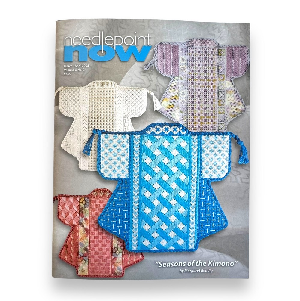 Lot/6 NEEDLEPOINT NOW Magazines Needlepoint Stitchery Techniques 2008/9 Ed.