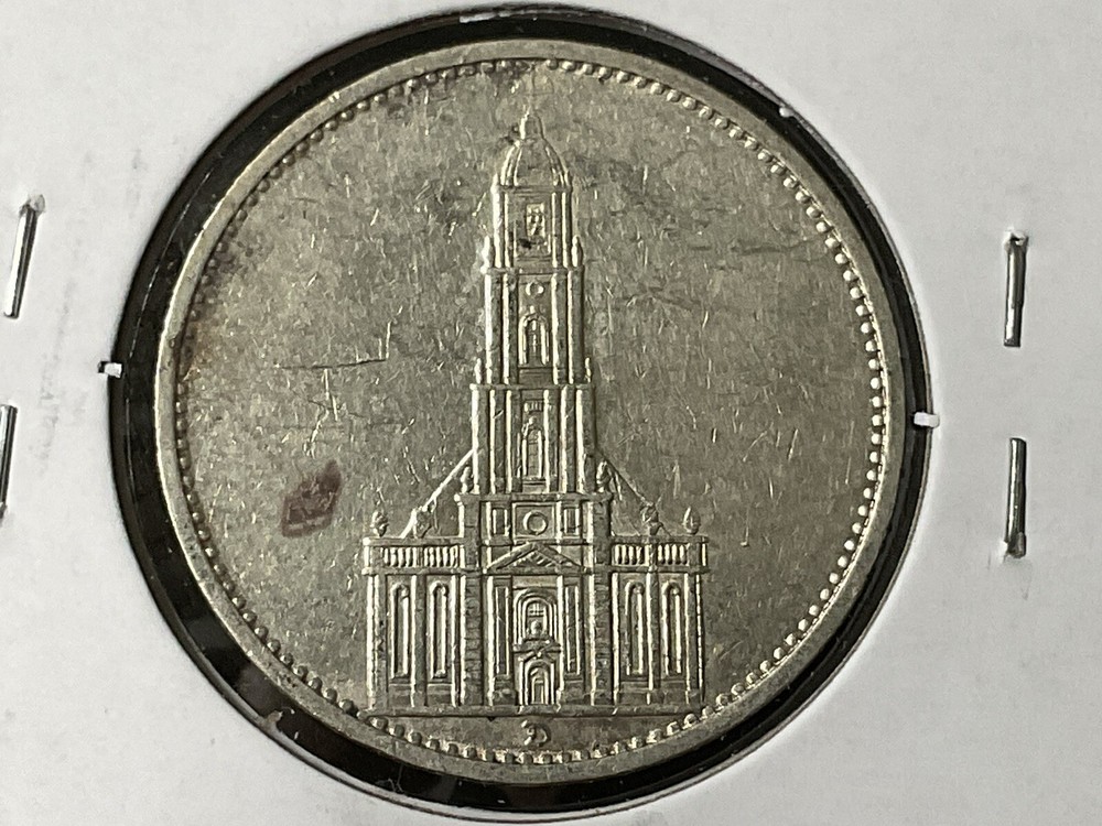1934-D Germany 5 Reichsmark