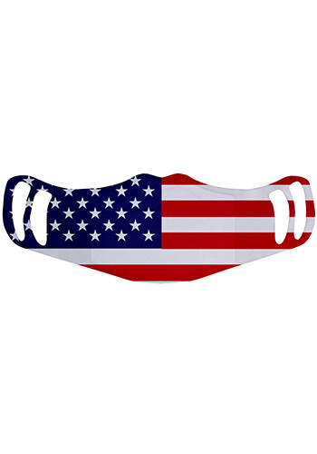 USA Flag Face Mask  Polyester  Washable & Reusable  100 %