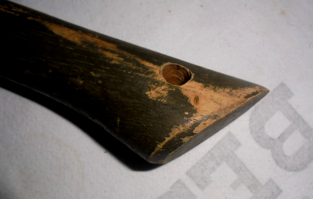 Original US Army OD Green WWII Era HATCHET AXE ":Handle Olny" no head