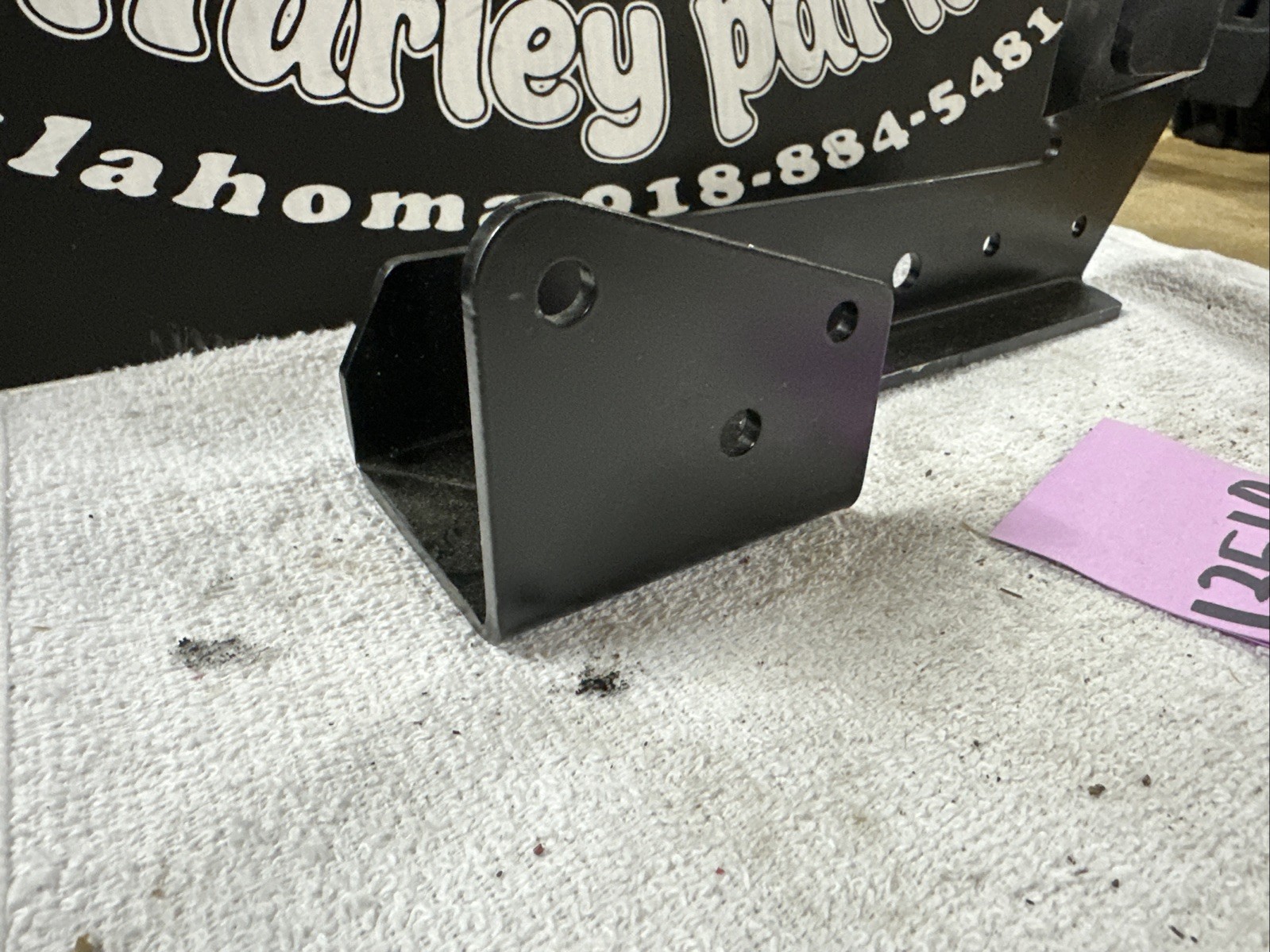 Harley Sportster Vance & And Hines Exhaust Muffler Pipe Bracket Mount Sportster