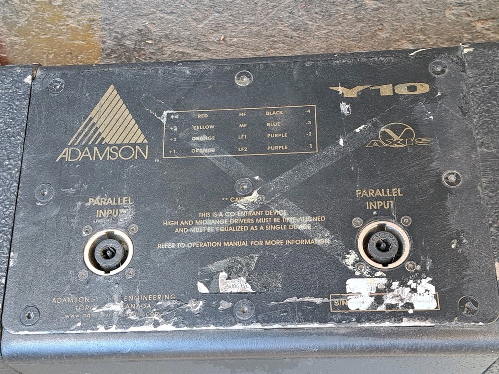 Adamson Y10 3Way Mid-Size Line Array Speaker UNLOADED
