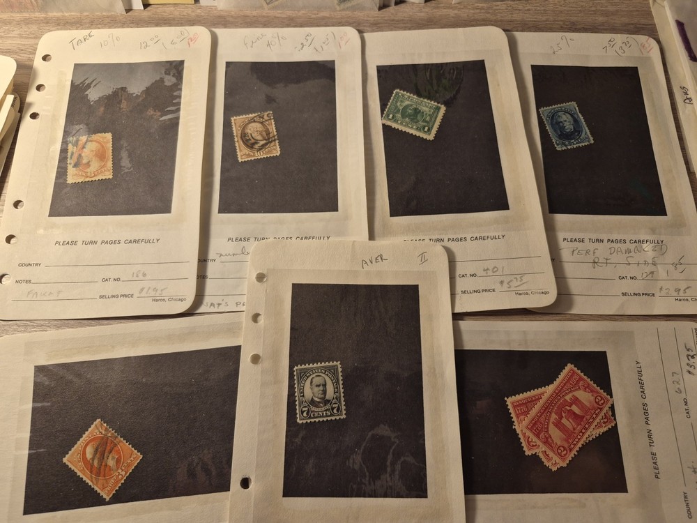 U S Classic N Blocks Set Mixed Lot, Mostly Mint With Few Uesd