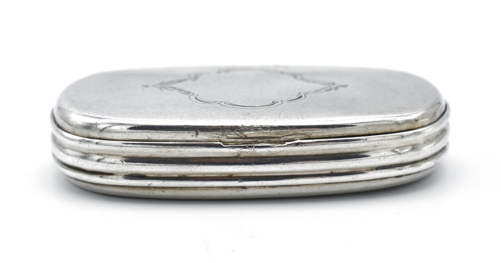 Antique Victorian Solid Silver Snuff Box George Unite 1880