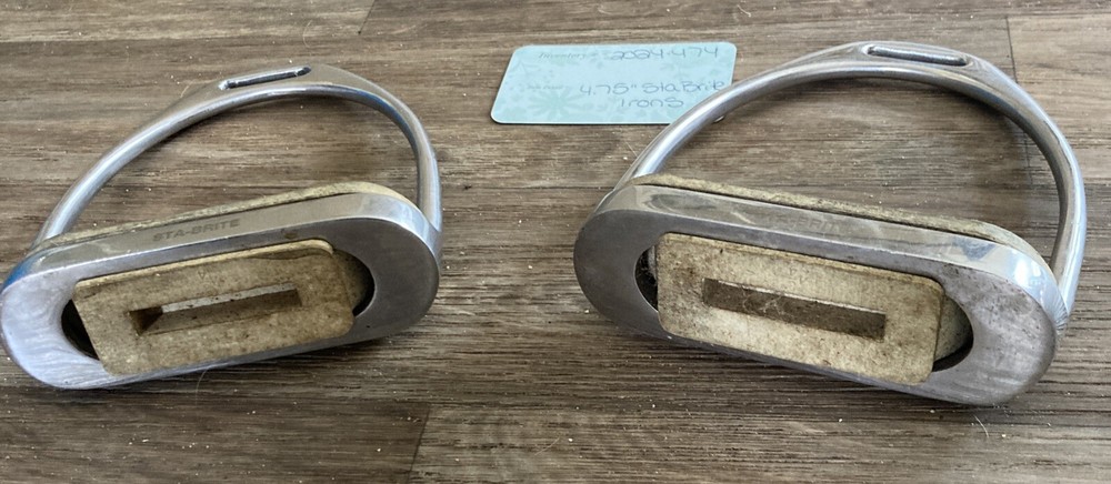 4.75” Sta-Brite Stainless Stirrup Irons