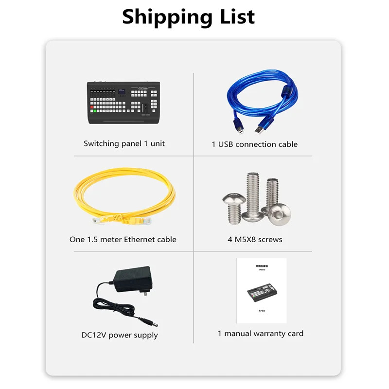 TYST TY-K1700HD Video Switcher Control Panel for BMD ATEM 1 M/E & vMix Software