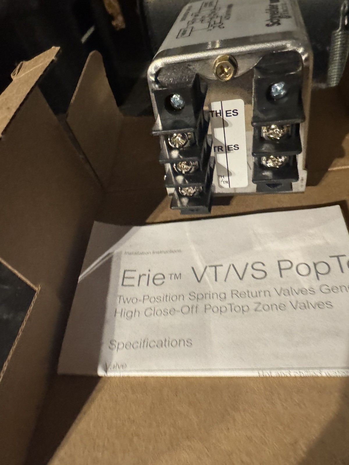 ERIE AG13A01A Actuator with End Switch, 24V