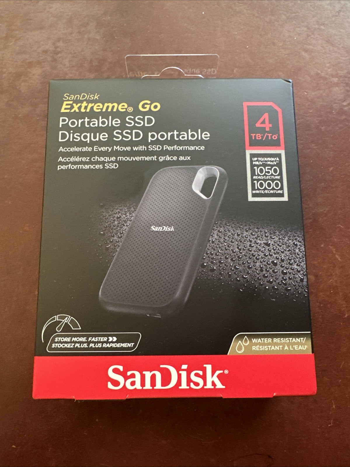 New SanDisk Extreme Go 4TB Portable SSD - SEALED