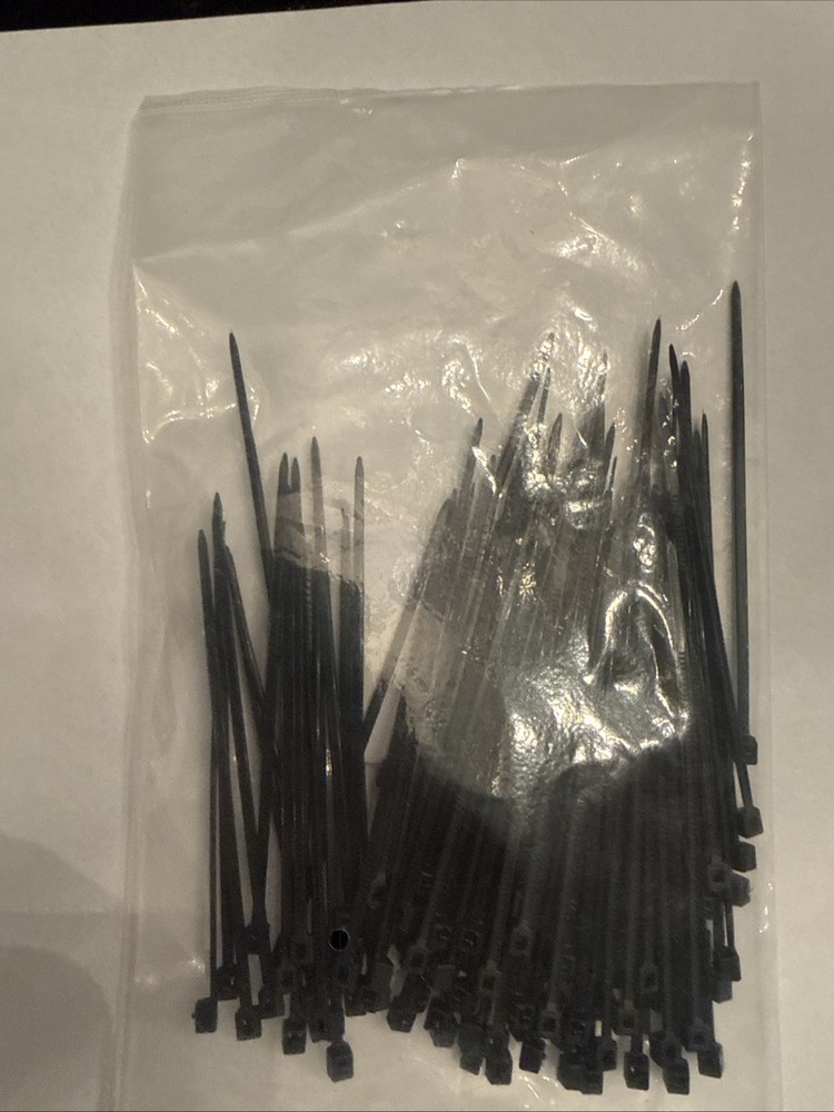 100pcs Nylon Mini Cable Ties 1.8x80mm for Wire Management Electronics Self Lock