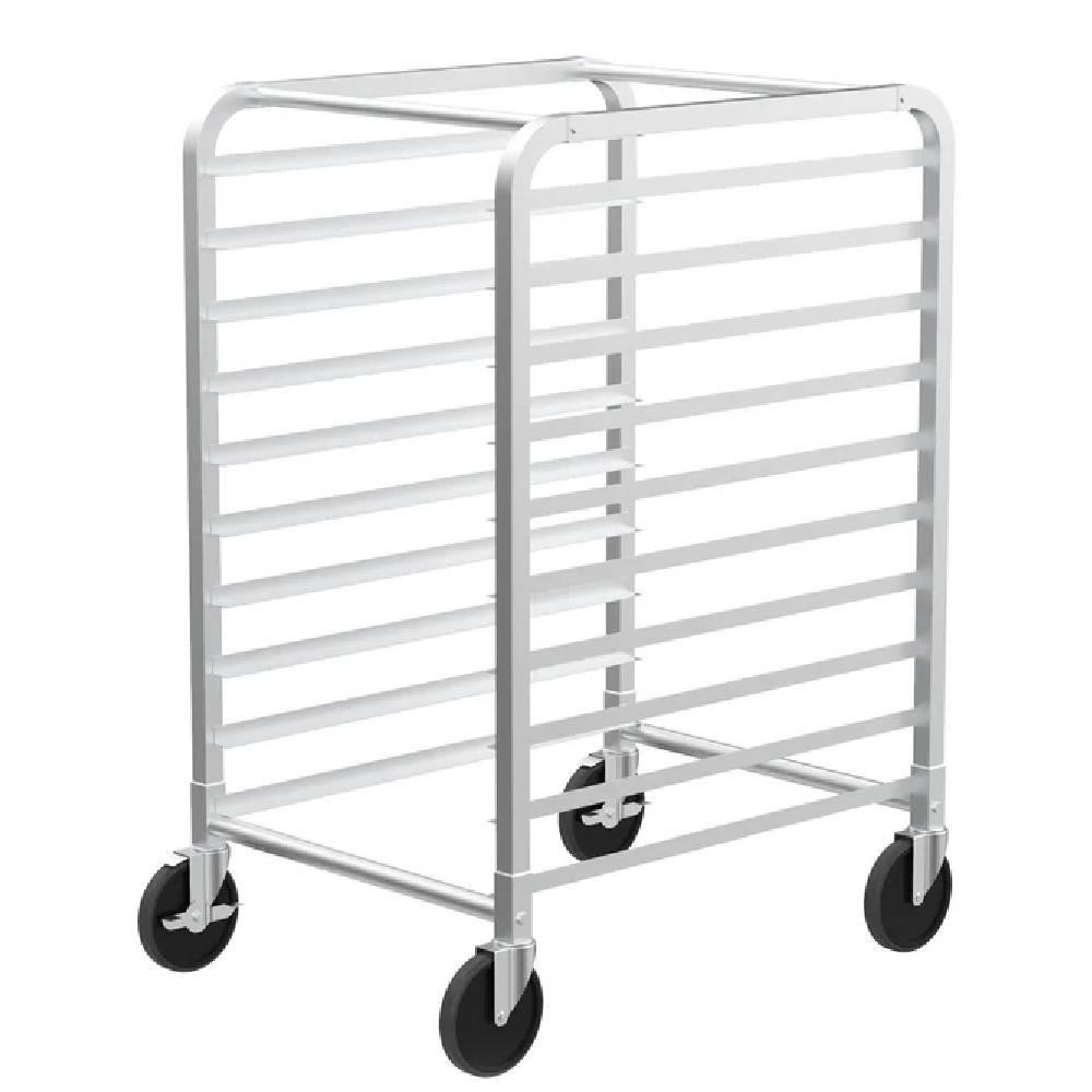 Heavy Duty 10-Tier Bakery Rack Stainless Steel Wide Bun Pan Sheet Rack