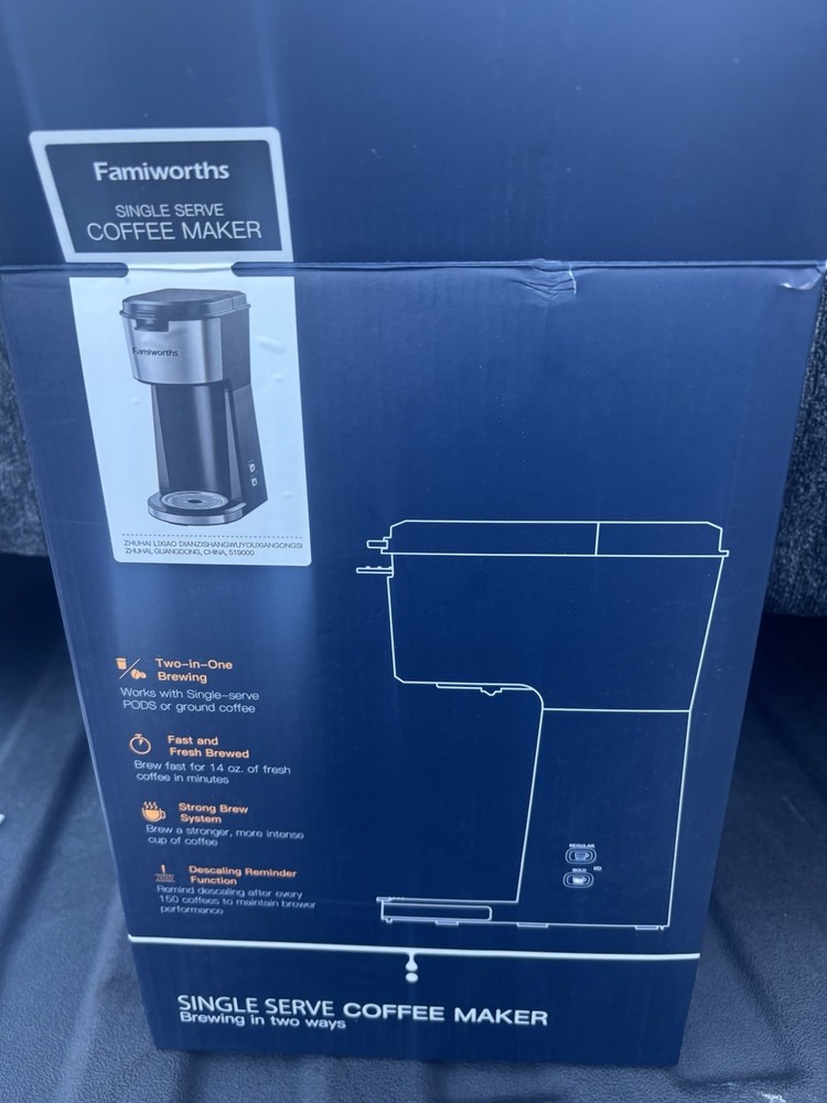 famiworths single serve coffee maker