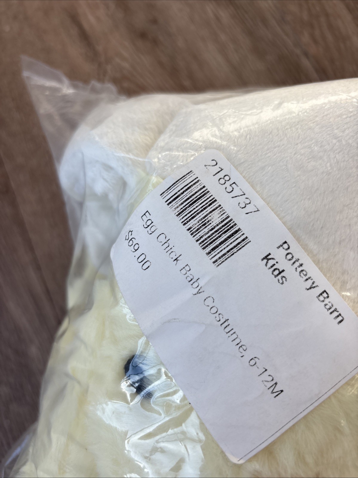 Pottery Barn Kids Egg Chick Baby Costume Halloween or Easter