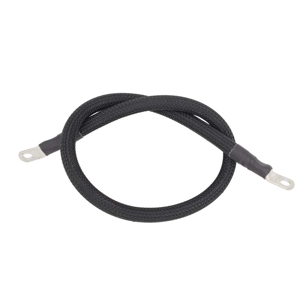 2 AWG Gauge Custom Battery Cable Copper Braided (Black)