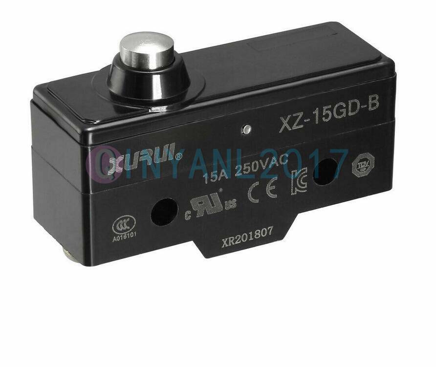 3PCS XURUI XZ-15GD-B Short Reed Snap Button Lever Type Microswitch NEW