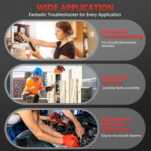 Digital Multimeter Tester, TRMS 4000 Counts Volt Meter Auto-Ranging Fast