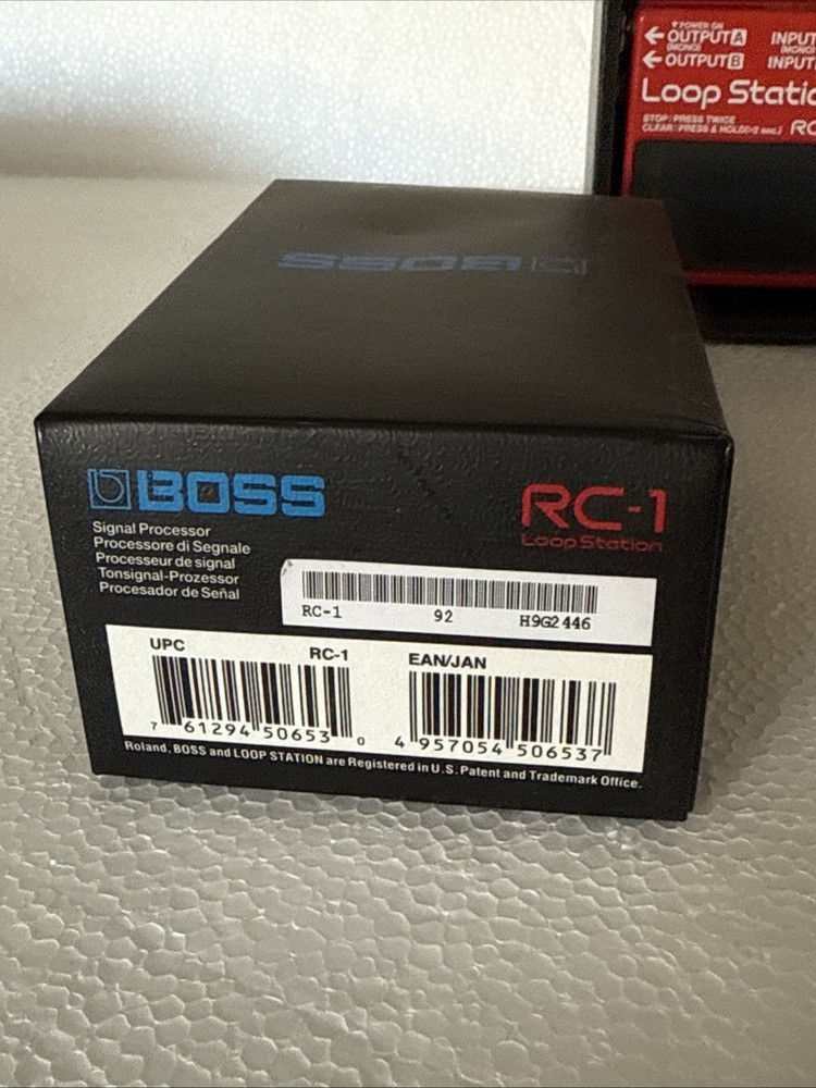 BOSS RC-1 Loop Station Effects Pedal