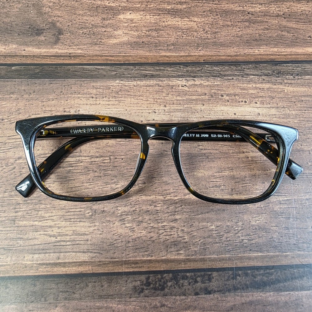 Warby Parker Eyeglass Frames Mens Medium Square Rectangular WL2TY M 200 Glasses