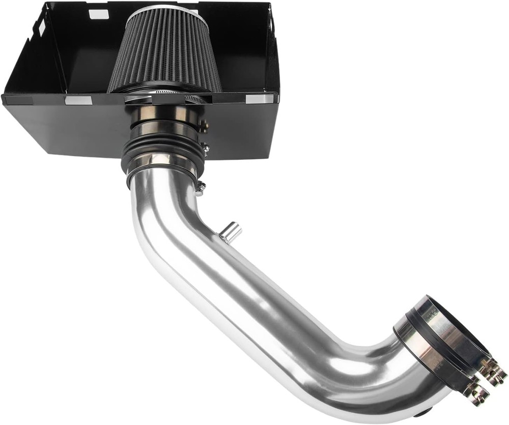 Cold Air Intake Kit System + Heat Shield Compatible with Dodge Ram