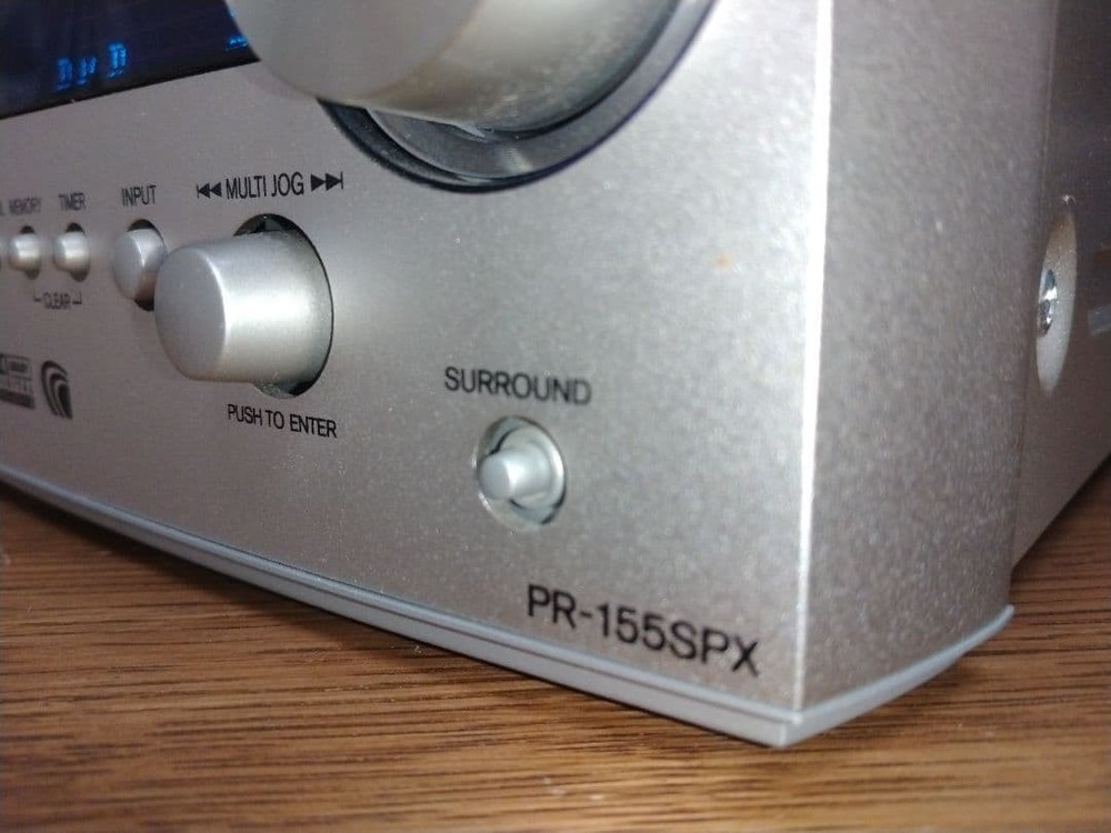 Onkyo PR-155SPX AV Controller Processor Powers On Untested Silver Japan