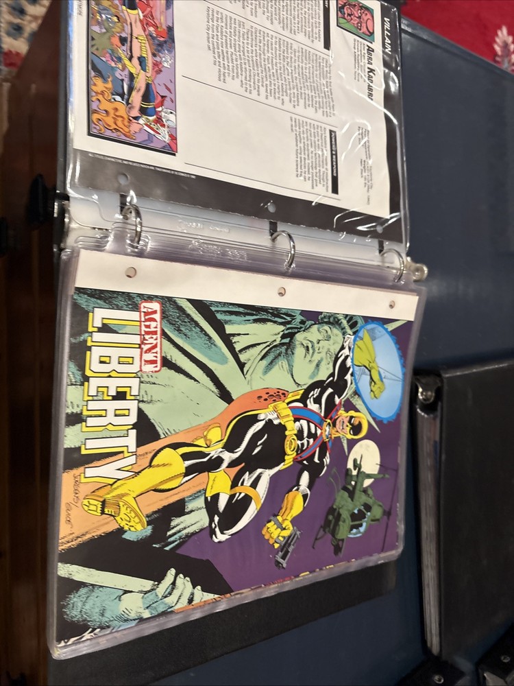 Comic Book Bio Binder