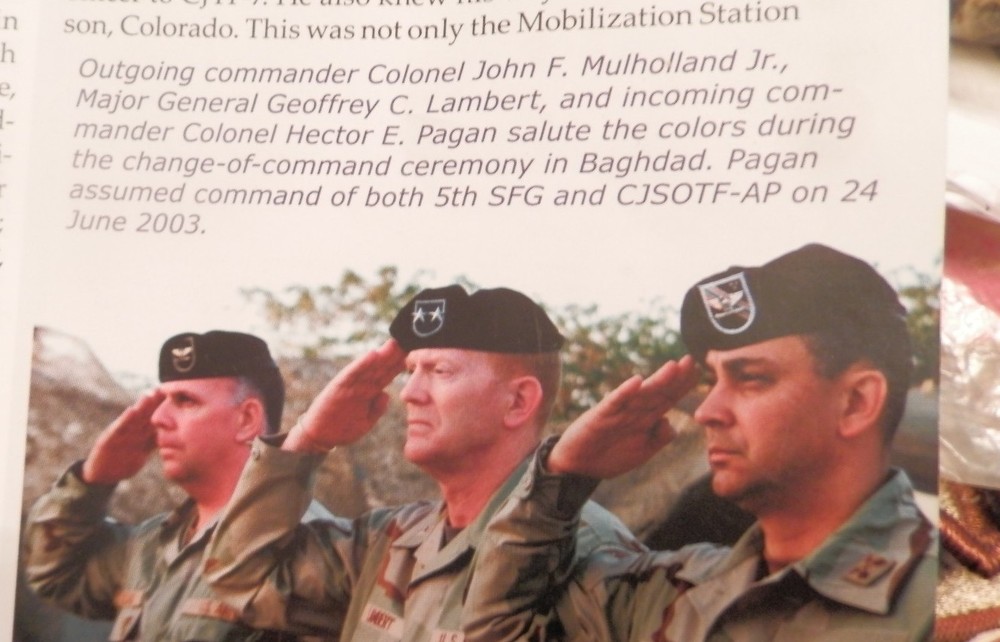 AIRBORNE,SPECIAL FORCES BERET FLASH, TASK FORCE DAGGER 2003,