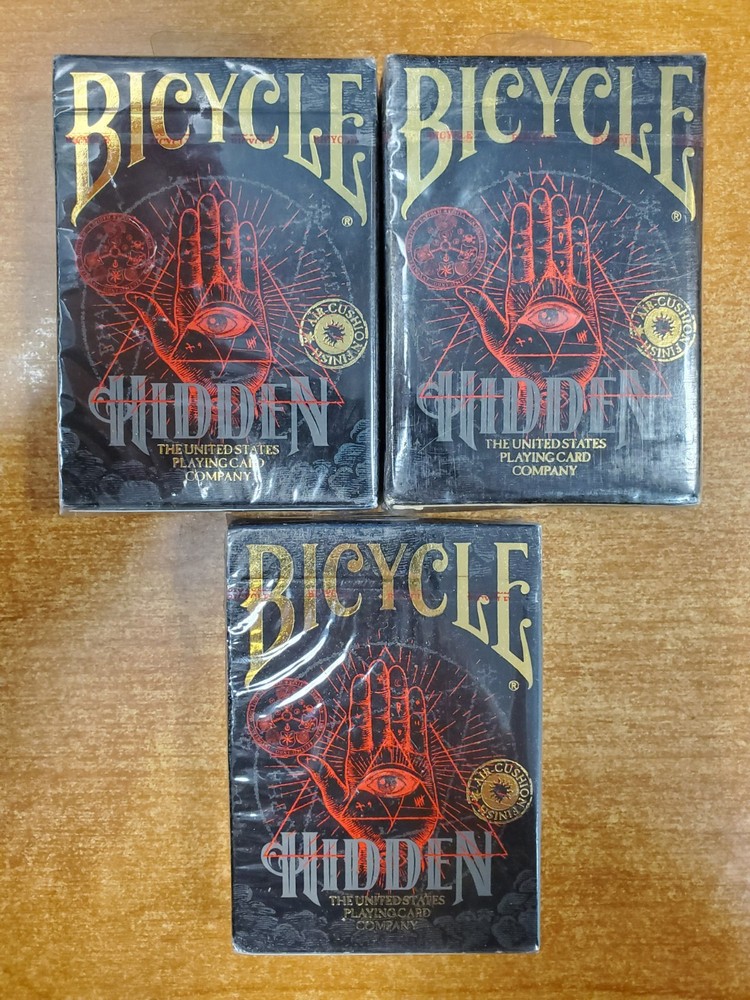 3 Pack: Bicycle *Hidden* Playing Card Deck (4263) - E9E