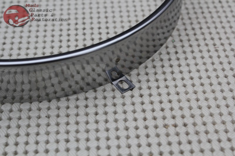 7" Headlight Headlamp Bulb Retaining Retainer Trim Ring Set GM Chevy Oldsmobile