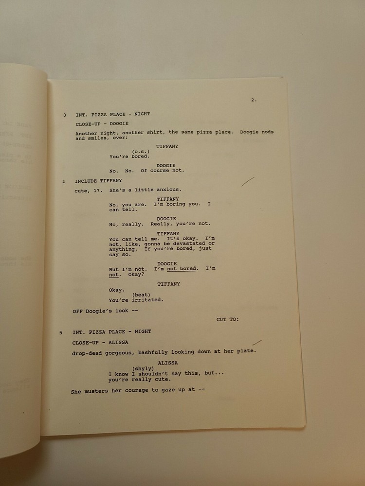 DOOGIE HOWSER, M.D. / Ellen Herman 1991 Script, Neil Patrick Harris "Doogstruck"