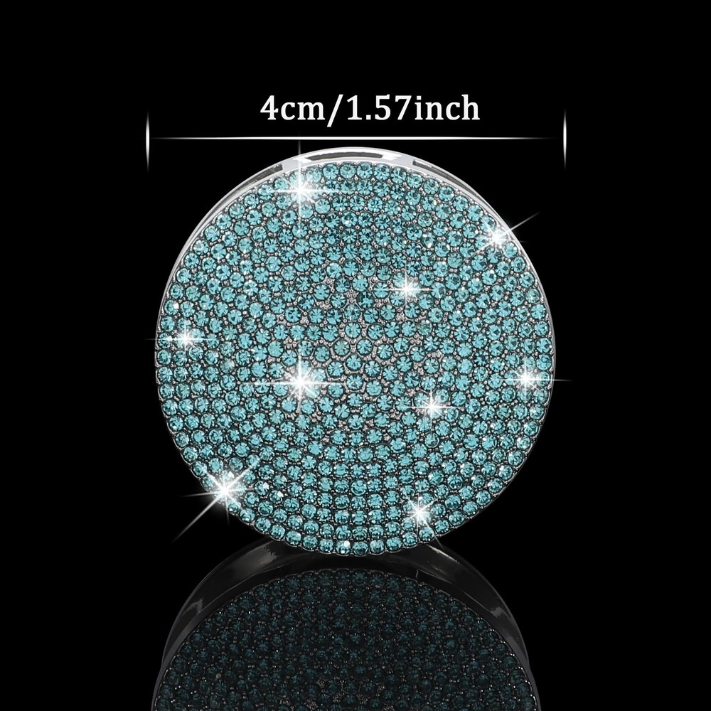 Car Engine Start Button Cover Diamond Crystal Push Start | Bling Accessory