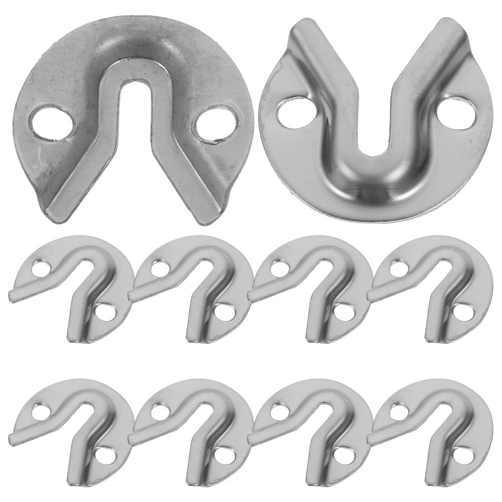 50 Pcs Picture Frame Wall Mounting Hardware Metal Keyhole Hanger