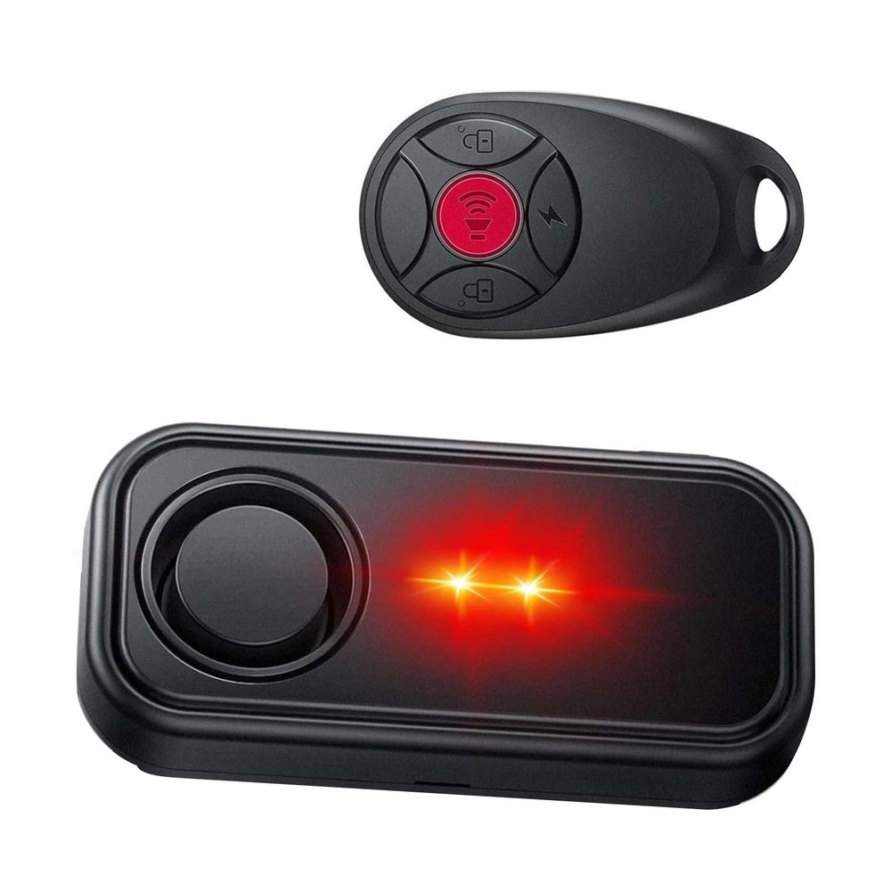 113dB Loud Security Alarm with Vibration Sensor and Wireless Remote for Bicycle