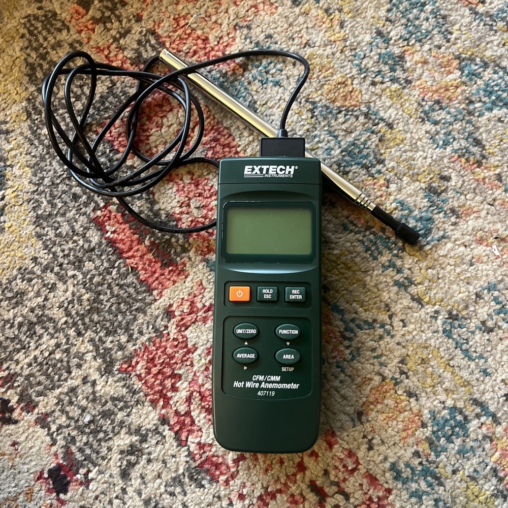Extech CMF/CMM Hot Wire Anemometer And AstroAi Digital Multimeter Lot