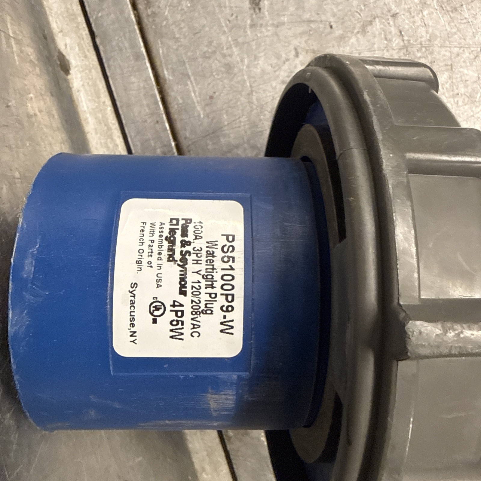 100 Amp Pin And Sleeve Cam Lock Feeder Cable Adapter 5 Ft PS5100P9-W