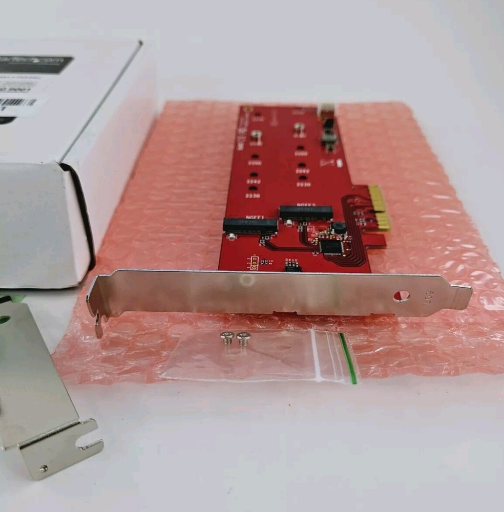 StarTech 2x M.2 NGFF SSD RAID Controller Card Plus 2x SATA III Ports