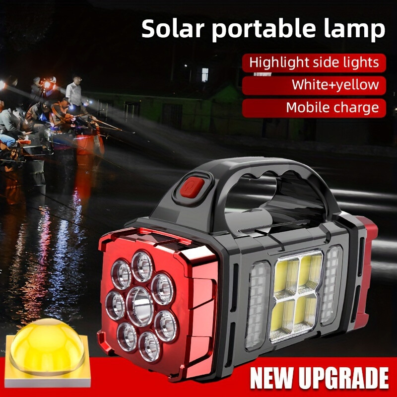Compact Design 150 Lumens Solar Camping Flashlight